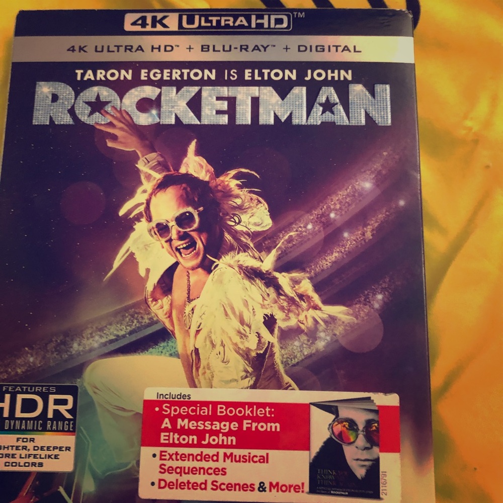 Rocket man 4K ultra HD dvd